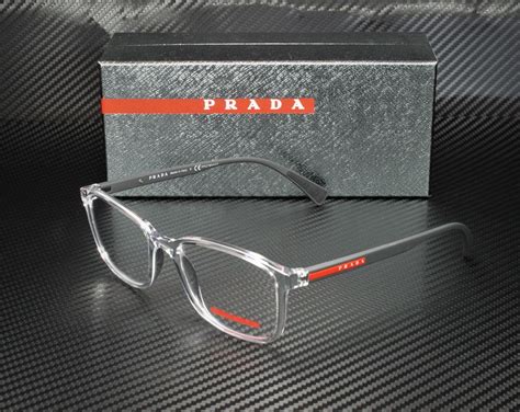 prada rimless glasses frames|Prada clear frame eyeglasses.